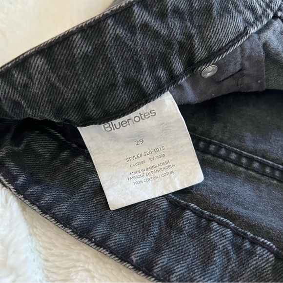 Bluenotes Black Denim Rolled Shorts (NWOT) - Picture 4 of 5